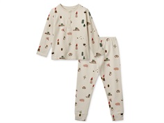 Liewood holiday/sandy Christmas pajamas Wilhelm